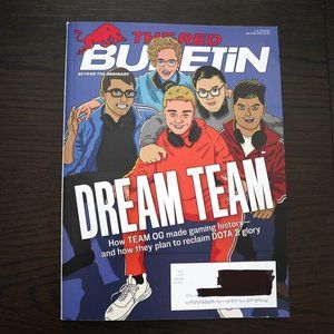 Red Bulletin Magazine Dream Team OG DOTA 2 Gaming